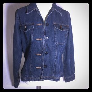 🎉Liz Claiborne nautical jean jacket